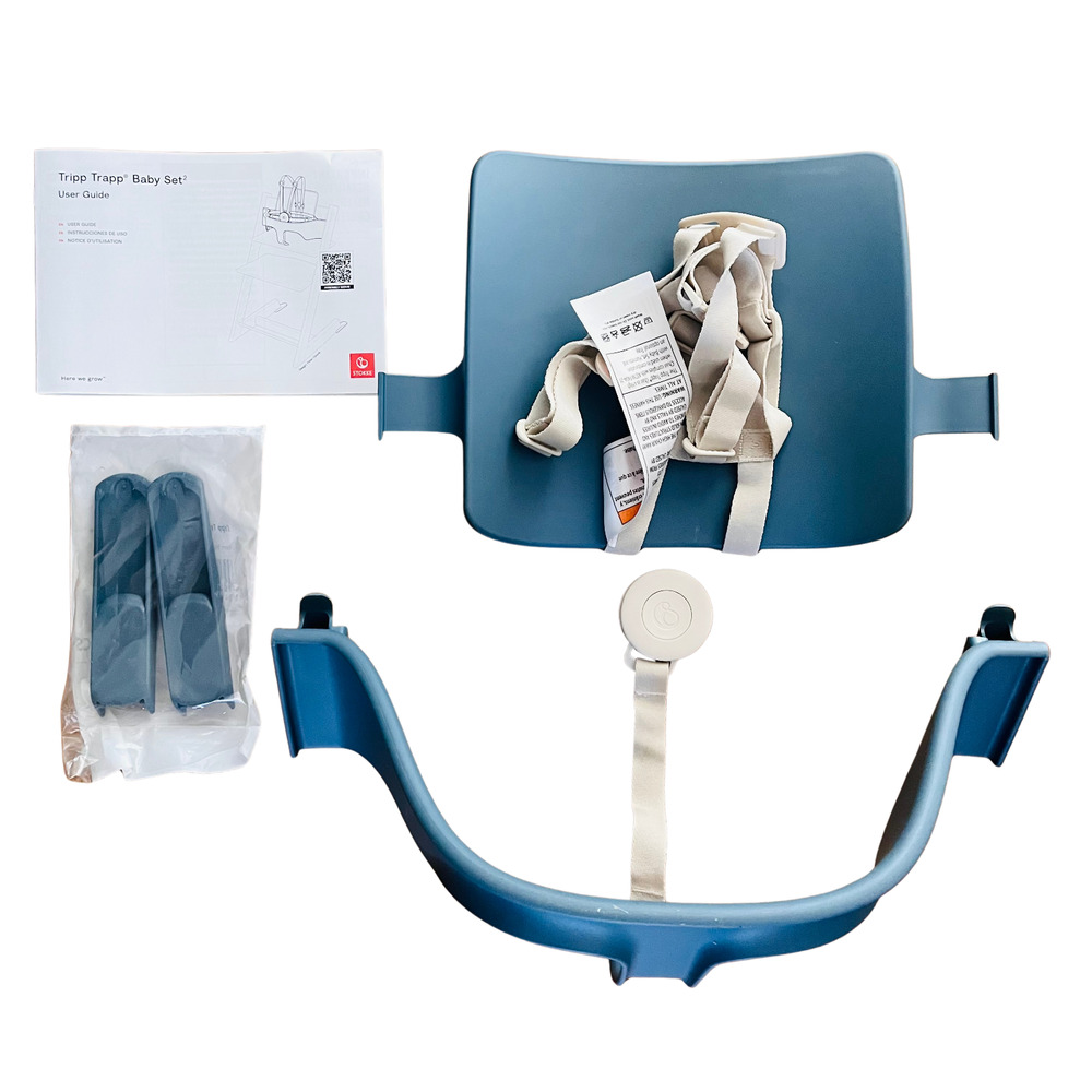Stokke Tripp Trapp Baby Set 2 with Harness in Fjord Blue